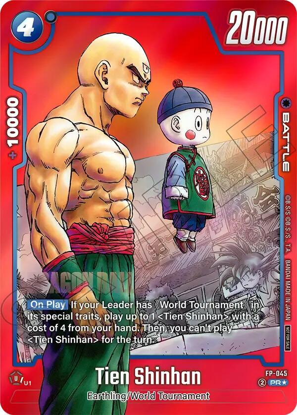 Tien Shinhan (Limited Pack MANGA Version 01) FP-045 card from Tournament and Championship Promos