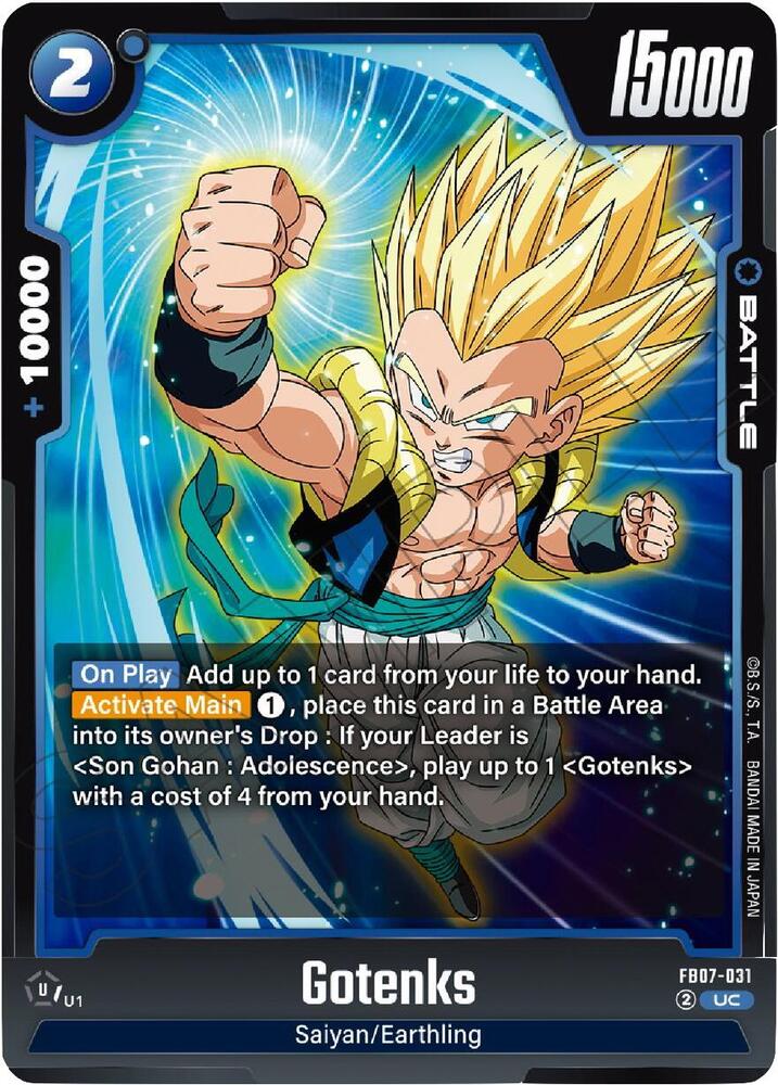 Gotenks FB07-031 card from Wish For Shenron