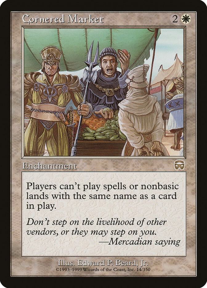 Cornered Market 14 card from Mercadian Masques