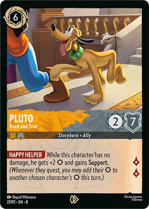 Pluto - Tried and True 27 card from Disney Lorcana Promo Cards