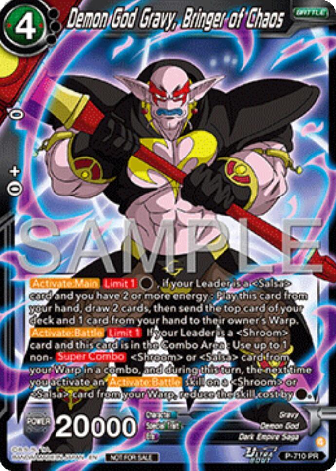 Demon God Gravy, Bringer of Chaos (Ultra-Bout Series Tournament Pack Vol.13) P-710 card from Tournament Promotion Cards