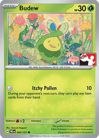 Budew 004/131 card from Prize Pack Series Cards