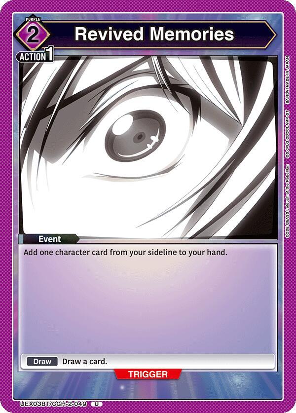 Revived Memories UEX03BT/CGH-2-049 card from UEX03BT: CODE GEASS: Lelouch of the Rebellion Vol.2