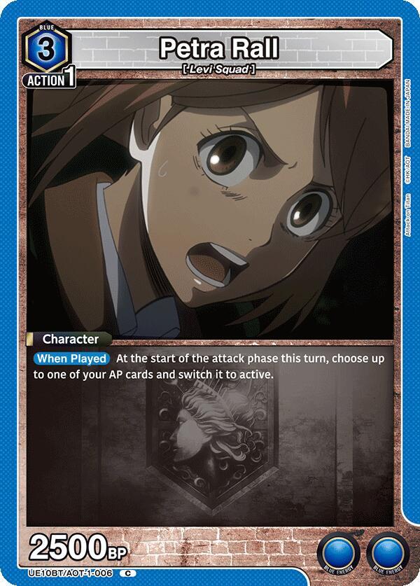Petra Rall UE10BT/AOT-1-006 card from UE10BT: Attack on Titan