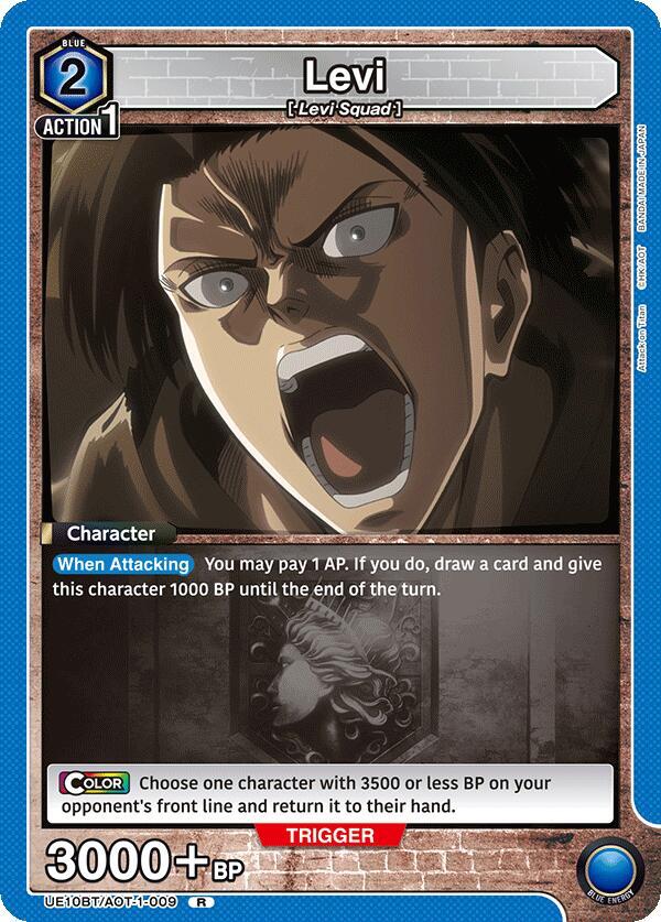 Levi UE10BT/AOT-1-009 card from UE10BT: Attack on Titan