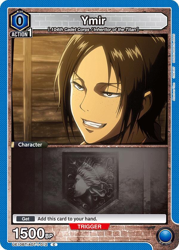 Ymir UE10BT/AOT-1-012 card from UE10BT: Attack on Titan