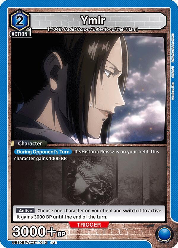 Ymir UE10BT/AOT-1-013 card from UE10BT: Attack on Titan