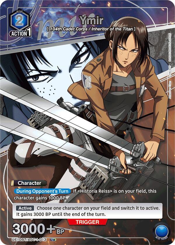 Ymir (U*) UE10BT/AOT-1-013 card from UE10BT: Attack on Titan
