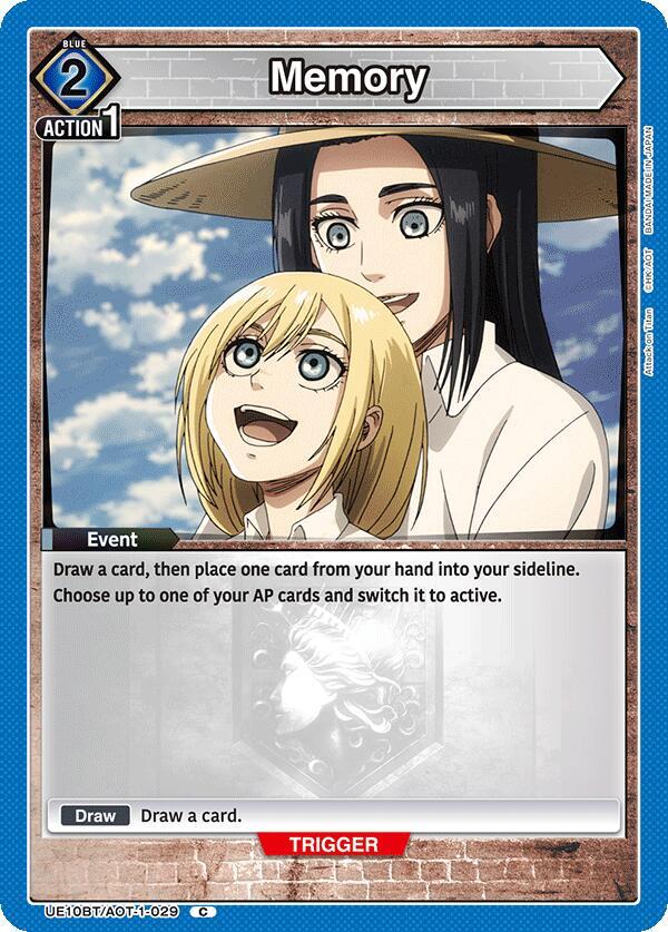 Memory UE10BT/AOT-1-029 card from UE10BT: Attack on Titan