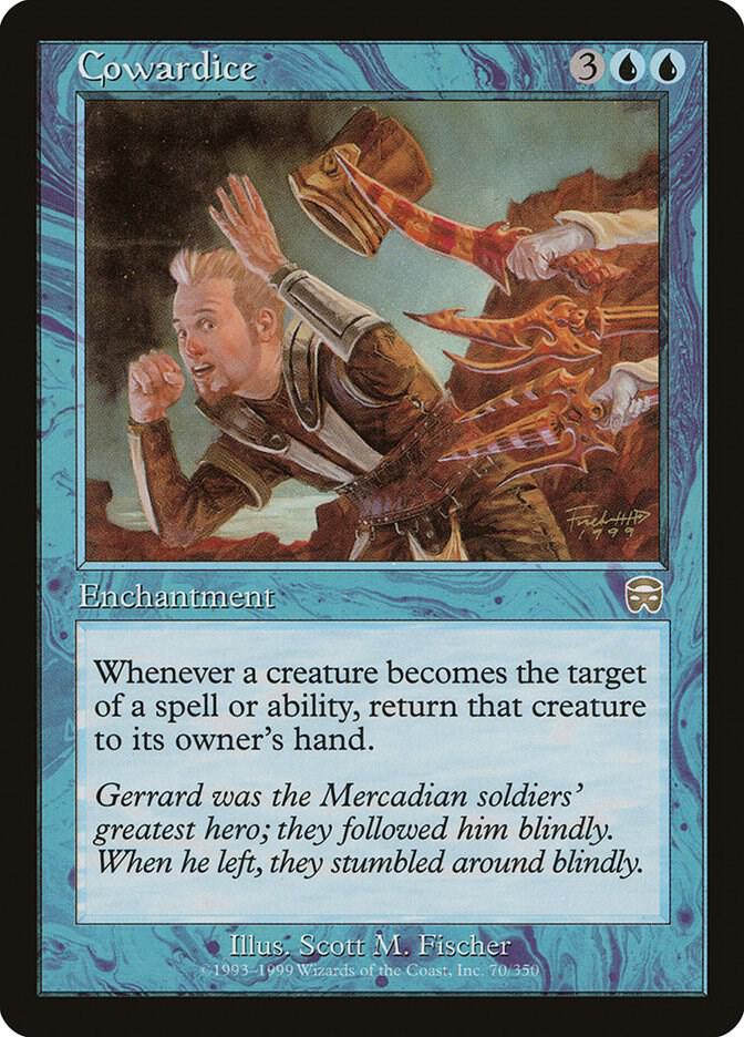 Cowardice 70 card from Mercadian Masques