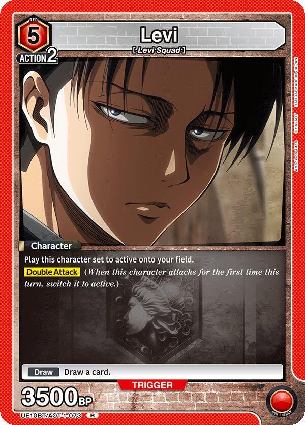 Levi UE10BT/AOT-1-073 card from UE10BT: Attack on Titan