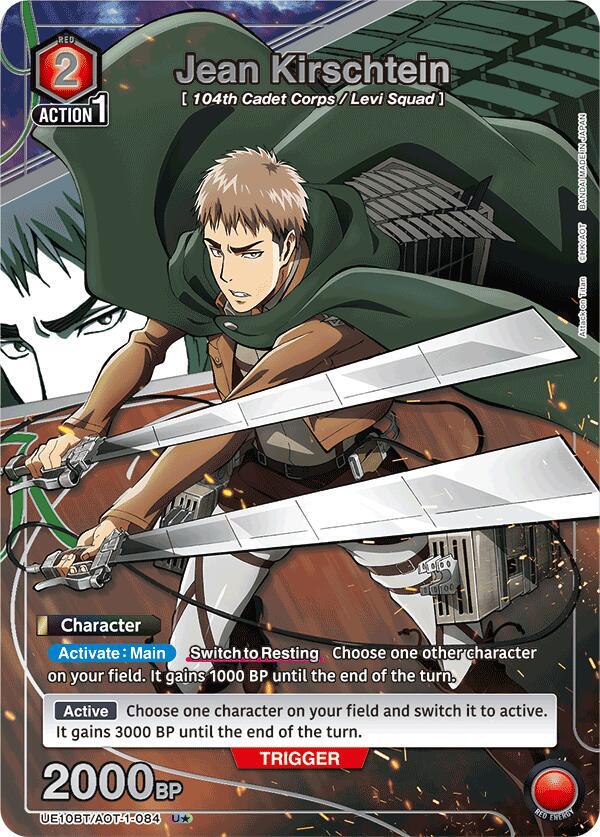 Jean Kirschtein (U*) UE10BT/AOT-1-084 card from UE10BT: Attack on Titan