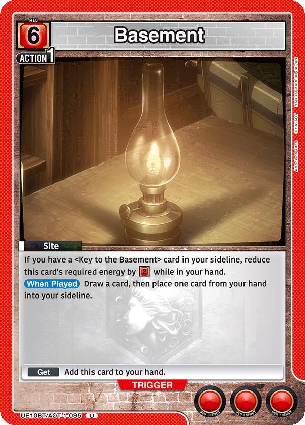 Basement UE10BT/AOT-1-095 card from UE10BT: Attack on Titan