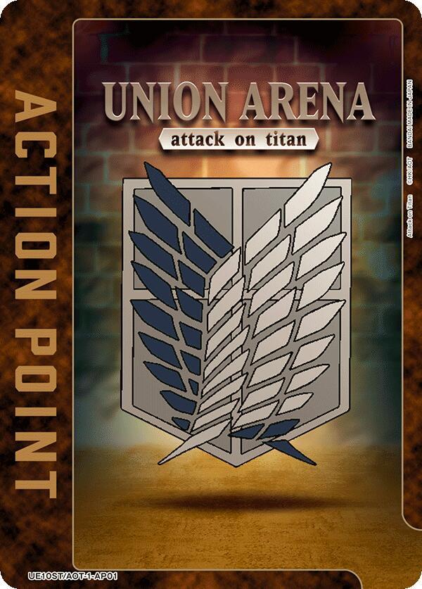 Action Point Card (AP01) UE10ST/AOT-1-AP01 card from UE10ST: Attack on Titan Starter Deck