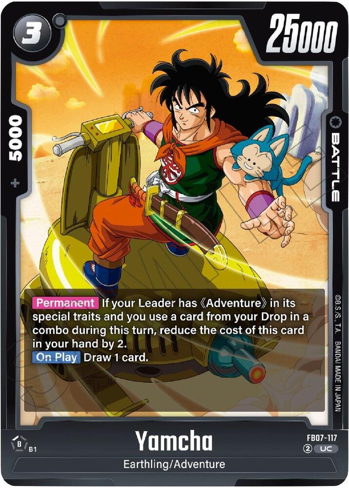 Yamcha FB07-117 card from Wish For Shenron