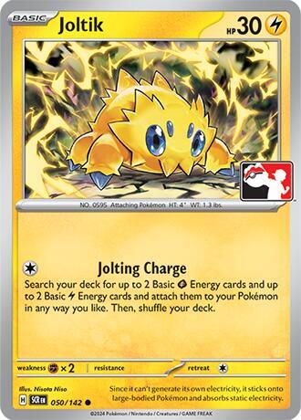 Joltik 050/142 card from Prize Pack Series Cards
