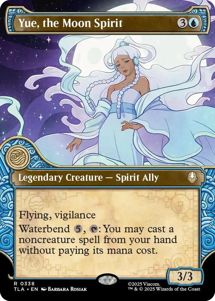 Yue, the Moon Spirit (Showcase) 338 card from Avatar: The Last Airbender