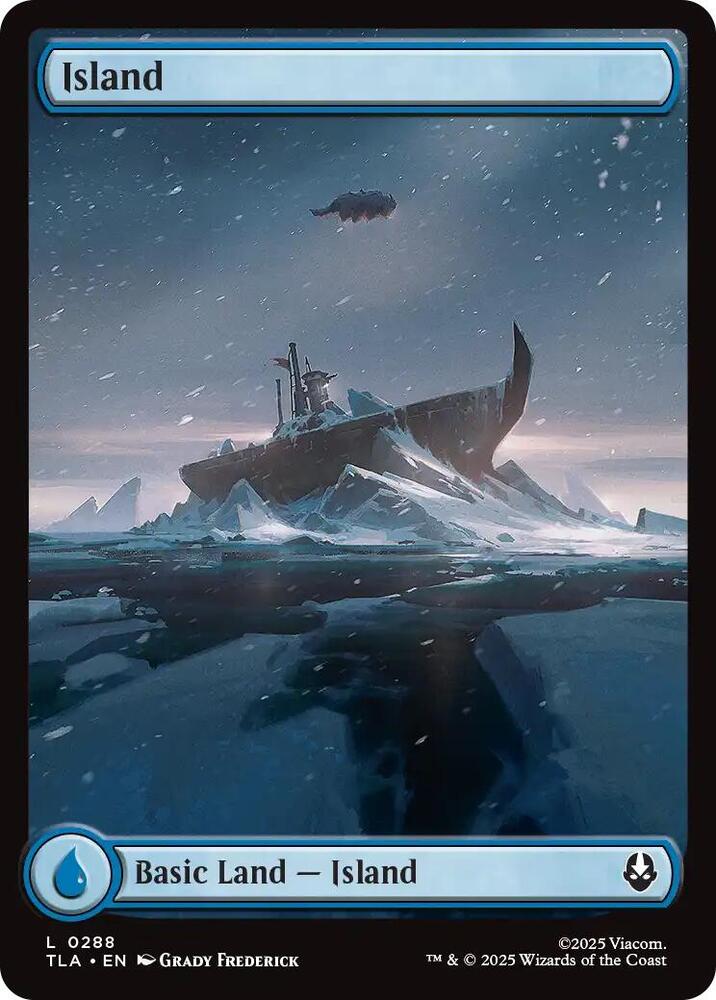 Island 288 card from Avatar: The Last Airbender