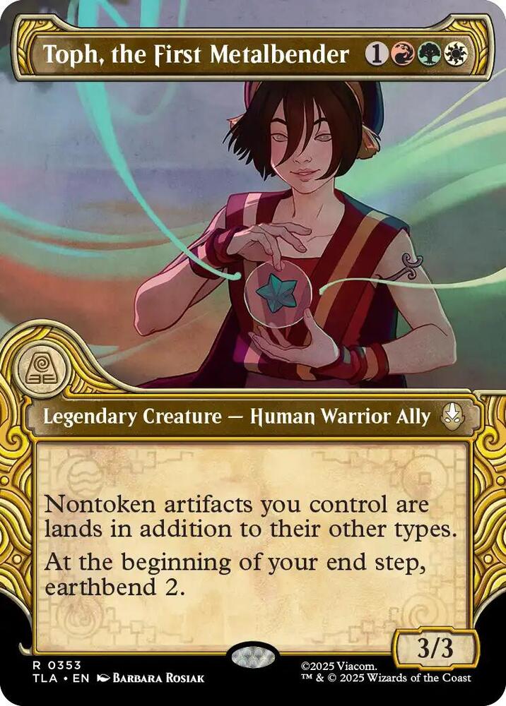 Toph, the First Metalbender (Showcase) 353 card from Avatar: The Last Airbender