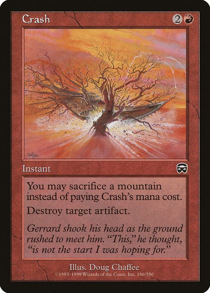 Crash 186 card from Mercadian Masques