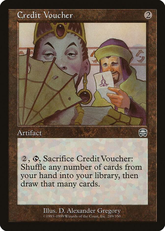 Credit Voucher 289 card from Mercadian Masques