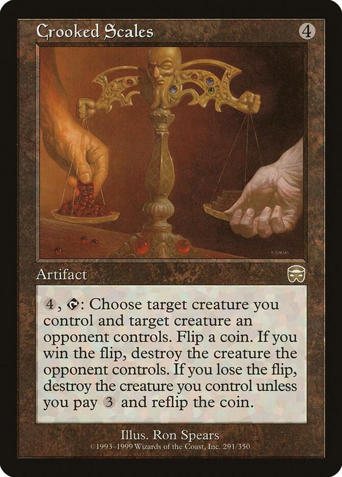 Crooked Scales 291 card from Mercadian Masques