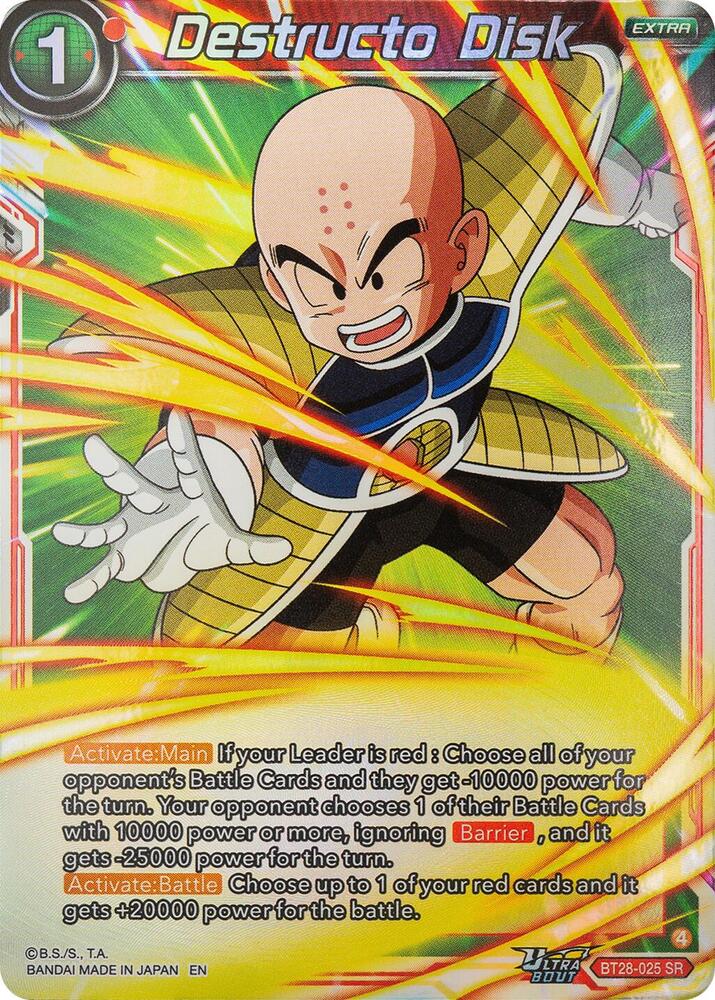 Destructo Disk BT28-025 card from Prismatic Clash