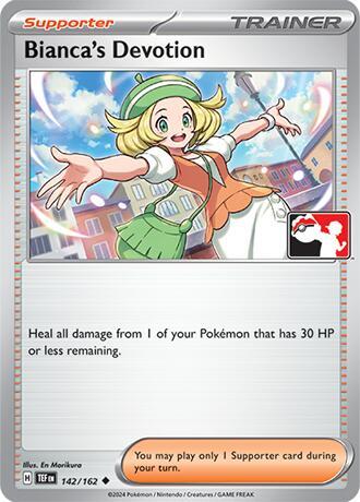 Bianca's Devotion 142/162 card from Prize Pack Series Cards