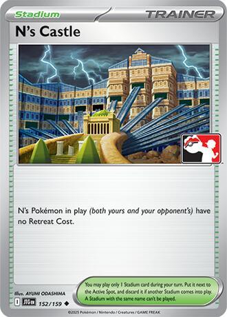 N’s Castle 152/159 card from Prize Pack Series Cards