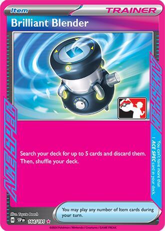 Brilliant Blender 164/191 card from Prize Pack Series Cards