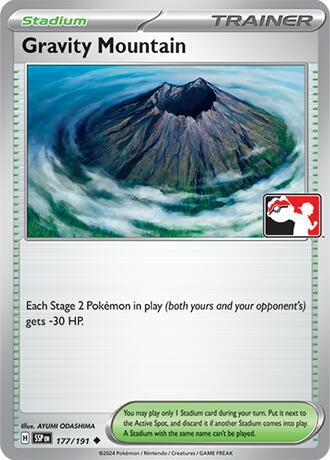 Gravity Mountain 177/191 card from Prize Pack Series Cards