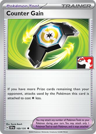Counter Gain 169/191 card from Prize Pack Series Cards