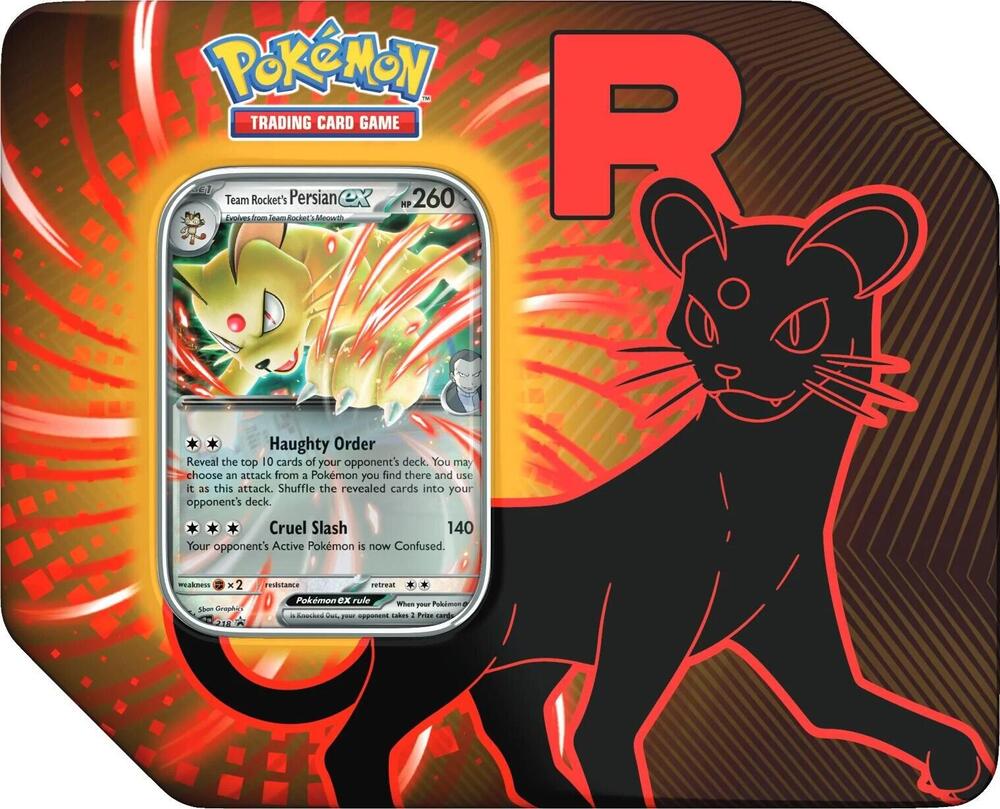 Team Rocket Tin [Team Rocket's Persian ex] card from Miscellaneous Cards & Products