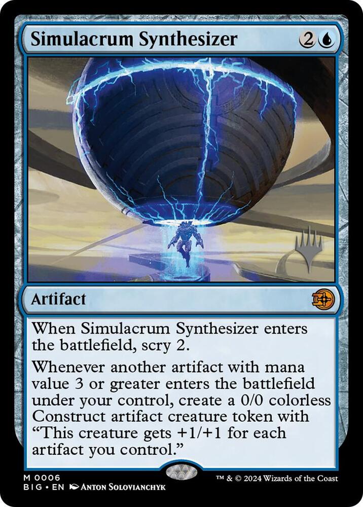 Simulacrum Synthesizer 6 card from Promo Pack: Edge of Eternities