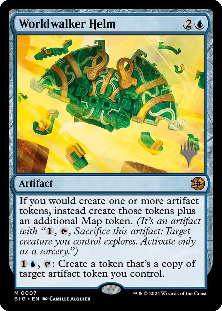 Worldwalker Helm 7 card from Promo Pack: Edge of Eternities