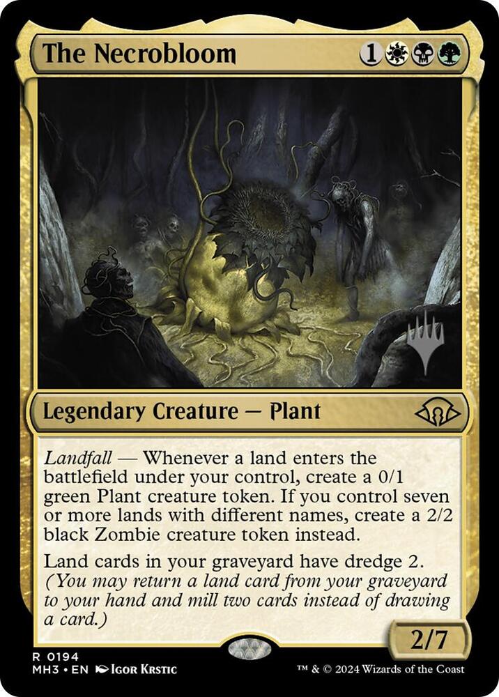 The Necrobloom 194 card from Promo Pack: Edge of Eternities
