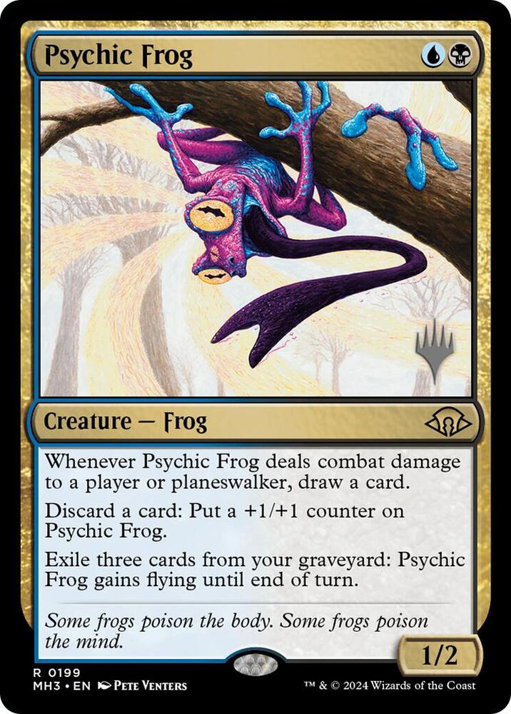 Psychic Frog 199 card from Promo Pack: Edge of Eternities