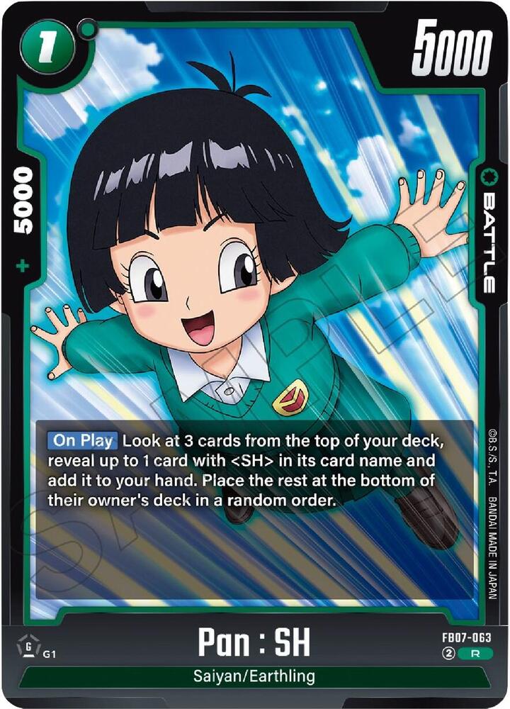 Pan : SH FB07-063 card from Wish For Shenron