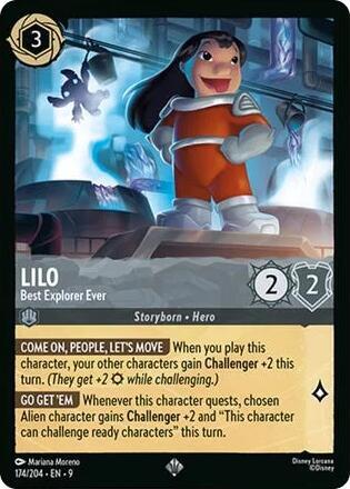 Lilo - Best Explorer Ever 174/204 card from Fabled