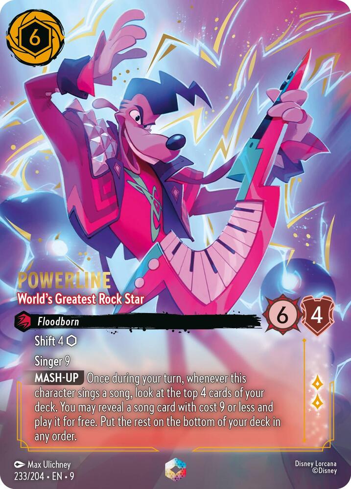 Powerline - World's Greatest Rock Star (Enchanted) 233/204 card from Fabled