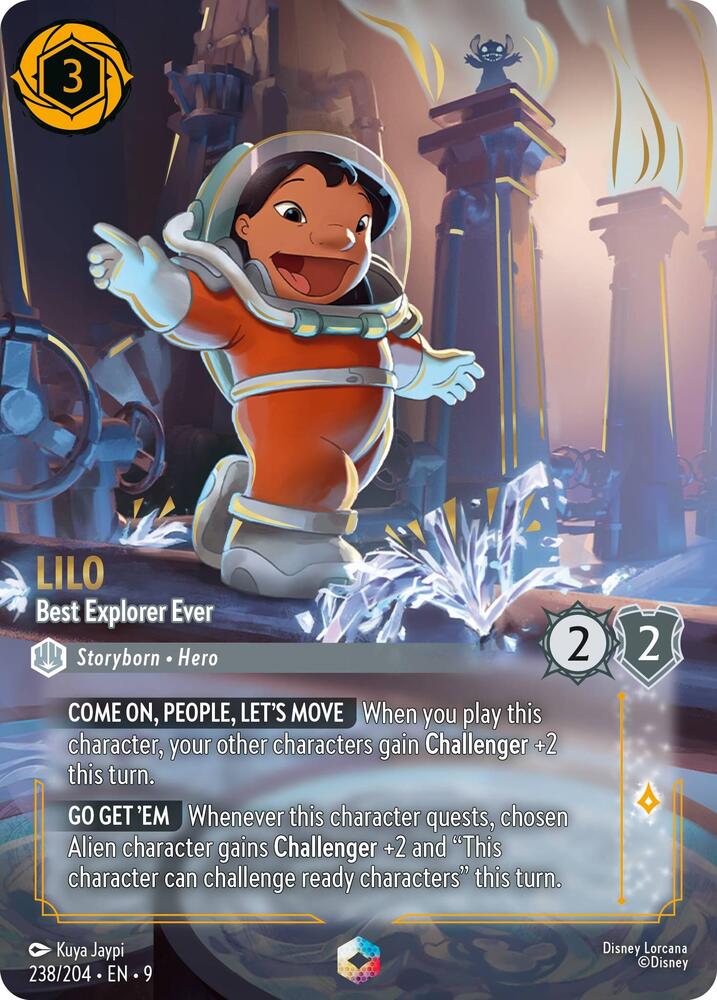Lilo - Best Explorer Ever (Enchanted) 238/204 card from Fabled