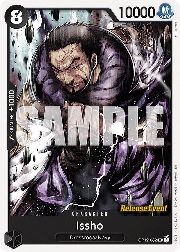 Issho OP12-082 card from Legacy of the Master Release Event Cards