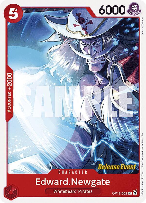 Edward.Newgate OP12-002 card from Legacy of the Master Release Event Cards
