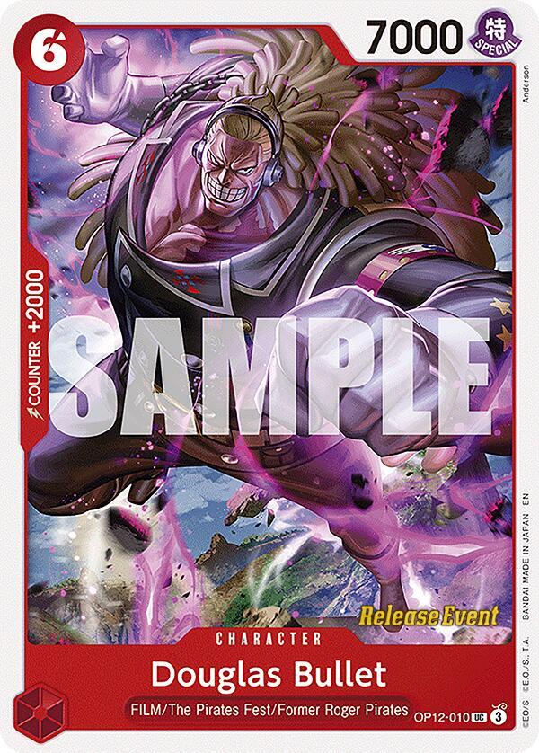 Douglas Bullet OP12-010 card from Legacy of the Master Release Event Cards