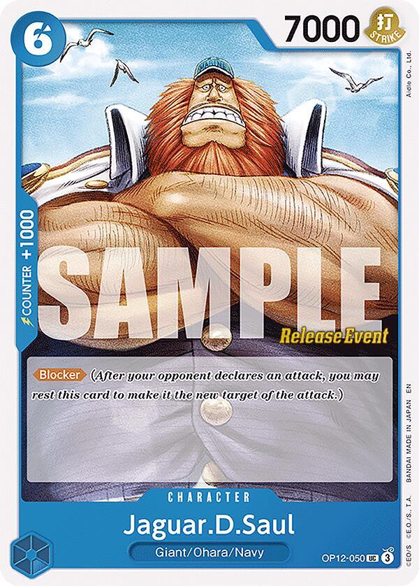 Jaguar.D.Saul OP12-050 card from Legacy of the Master Release Event Cards