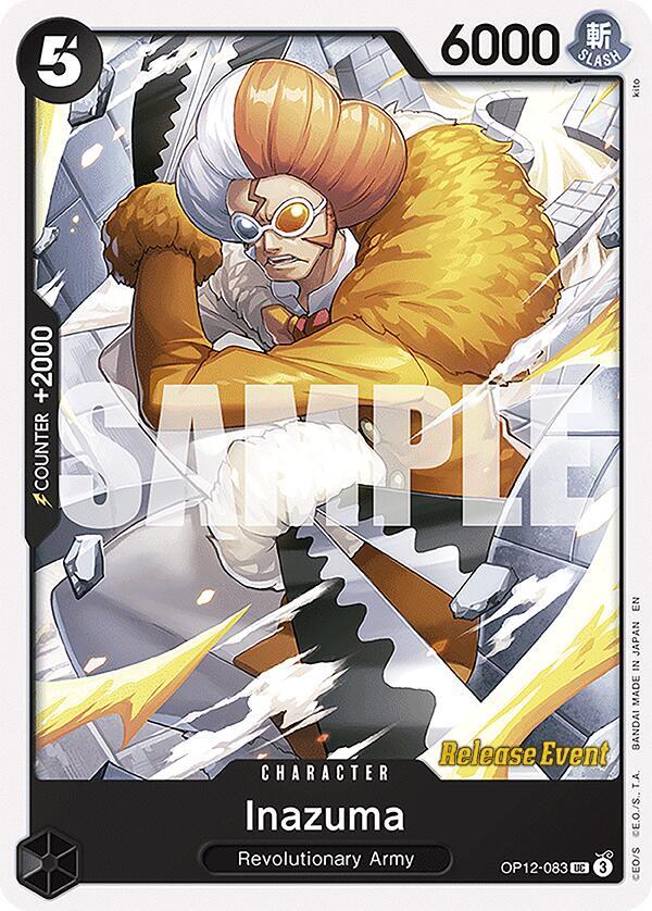Inazuma OP12-083 card from Legacy of the Master Release Event Cards