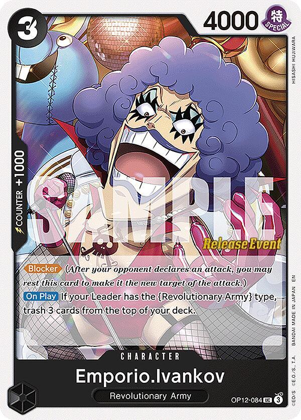 Emporio.Ivankov OP12-084 card from Legacy of the Master Release Event Cards