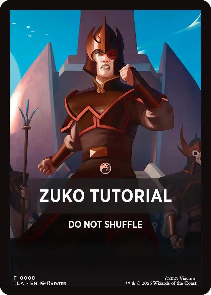 Zuko Tutorial Theme Card 8 card from Avatar: The Last Airbender
