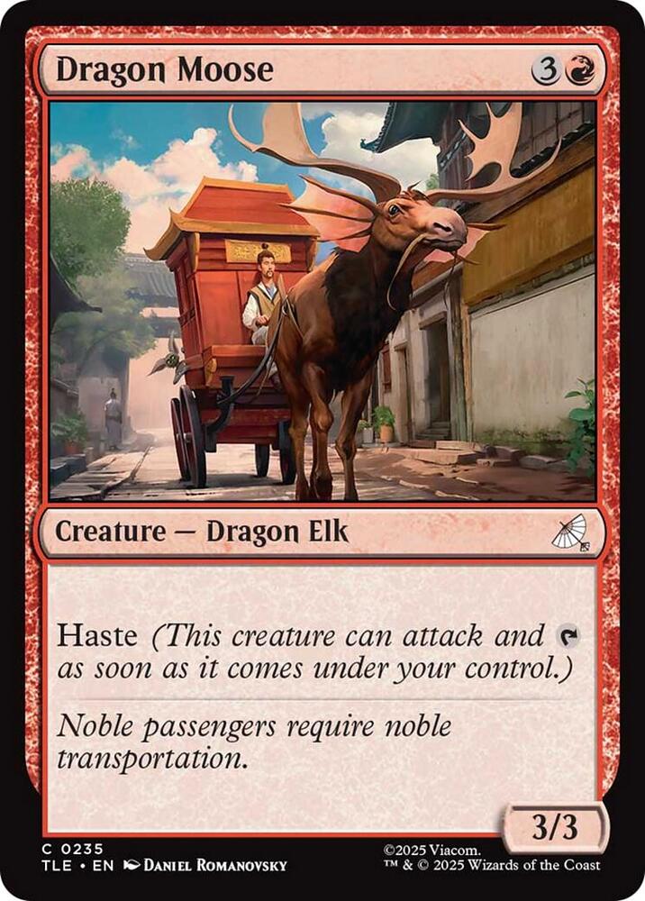 Dragon Moose 235 card from Avatar: The Last Airbender: Eternal-Legal