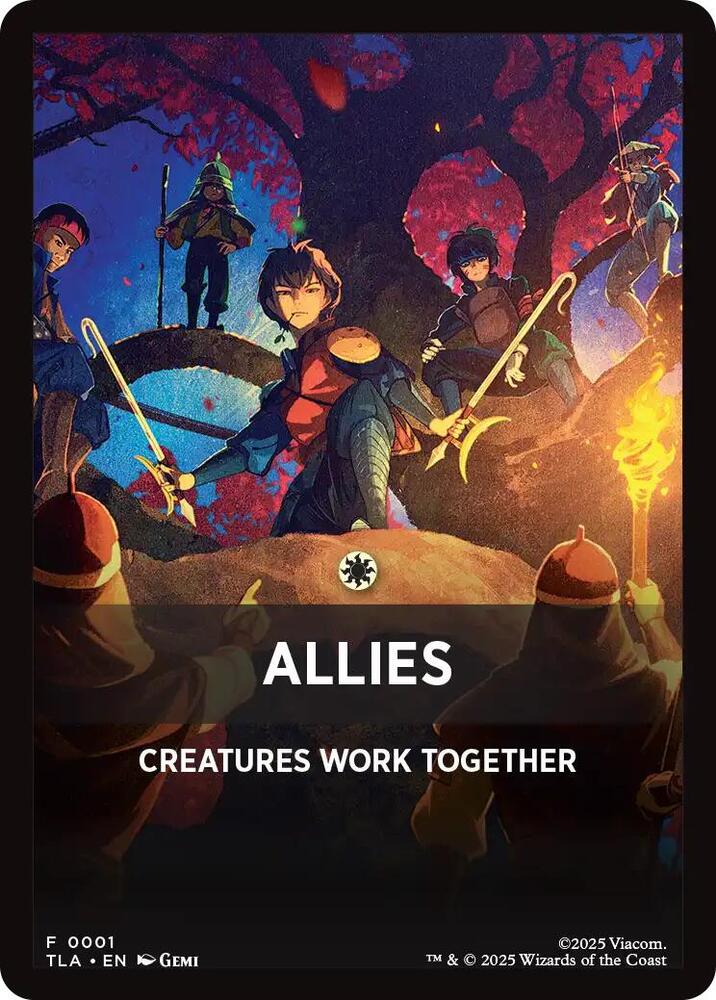 Allies Theme Card 1 card from Avatar: The Last Airbender
